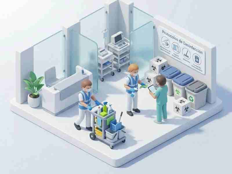Limpieza de hospitales y clínicas