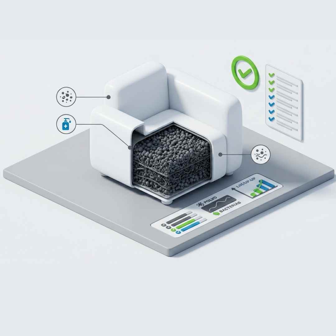 Problema de tapicería sucia